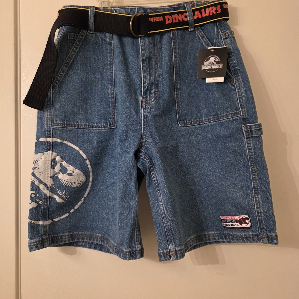 ~~~SOLD~~~Her Universe Jurassic Park Demin Shorts